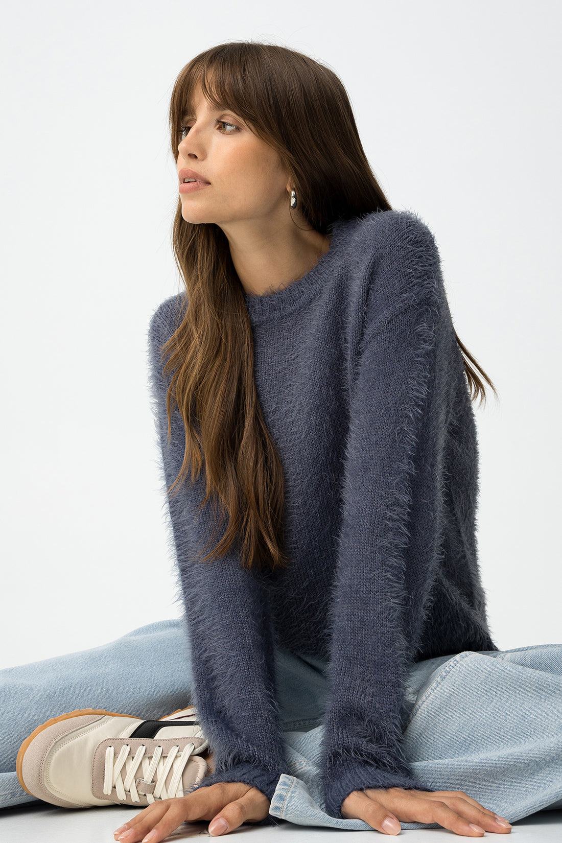 Camisola Regular Malha Felpuda