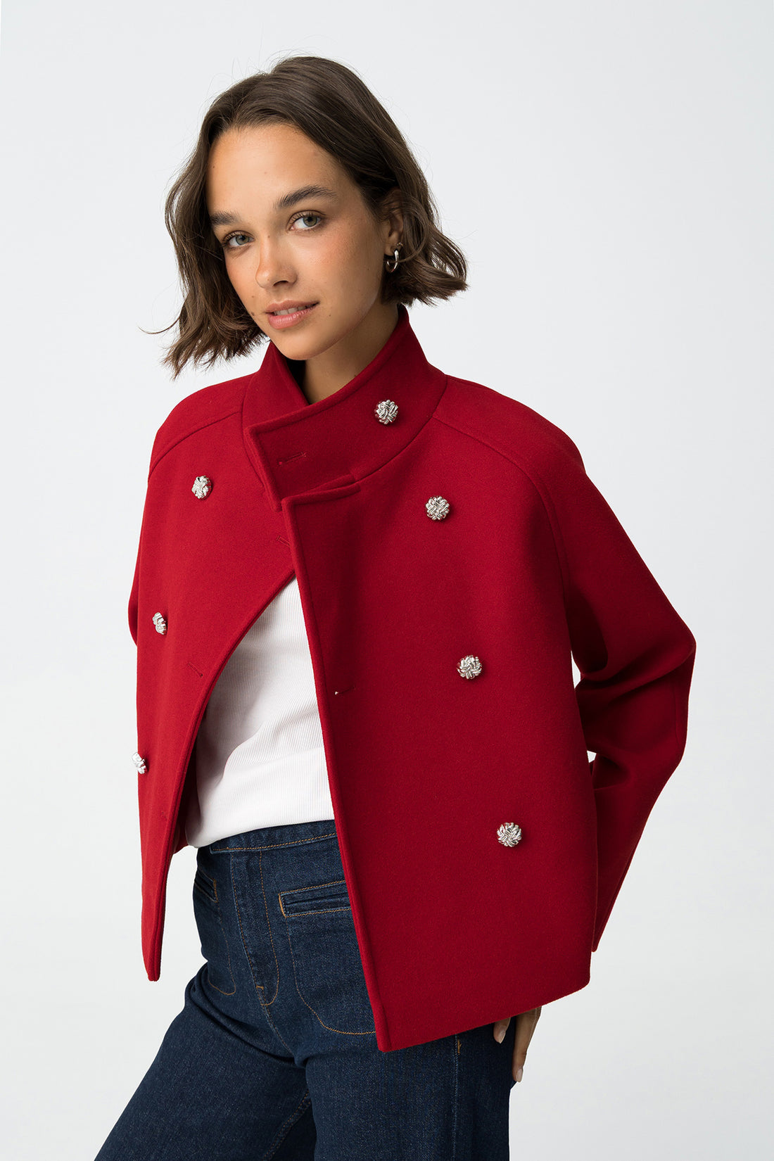 Casaco Oversize Vermelho