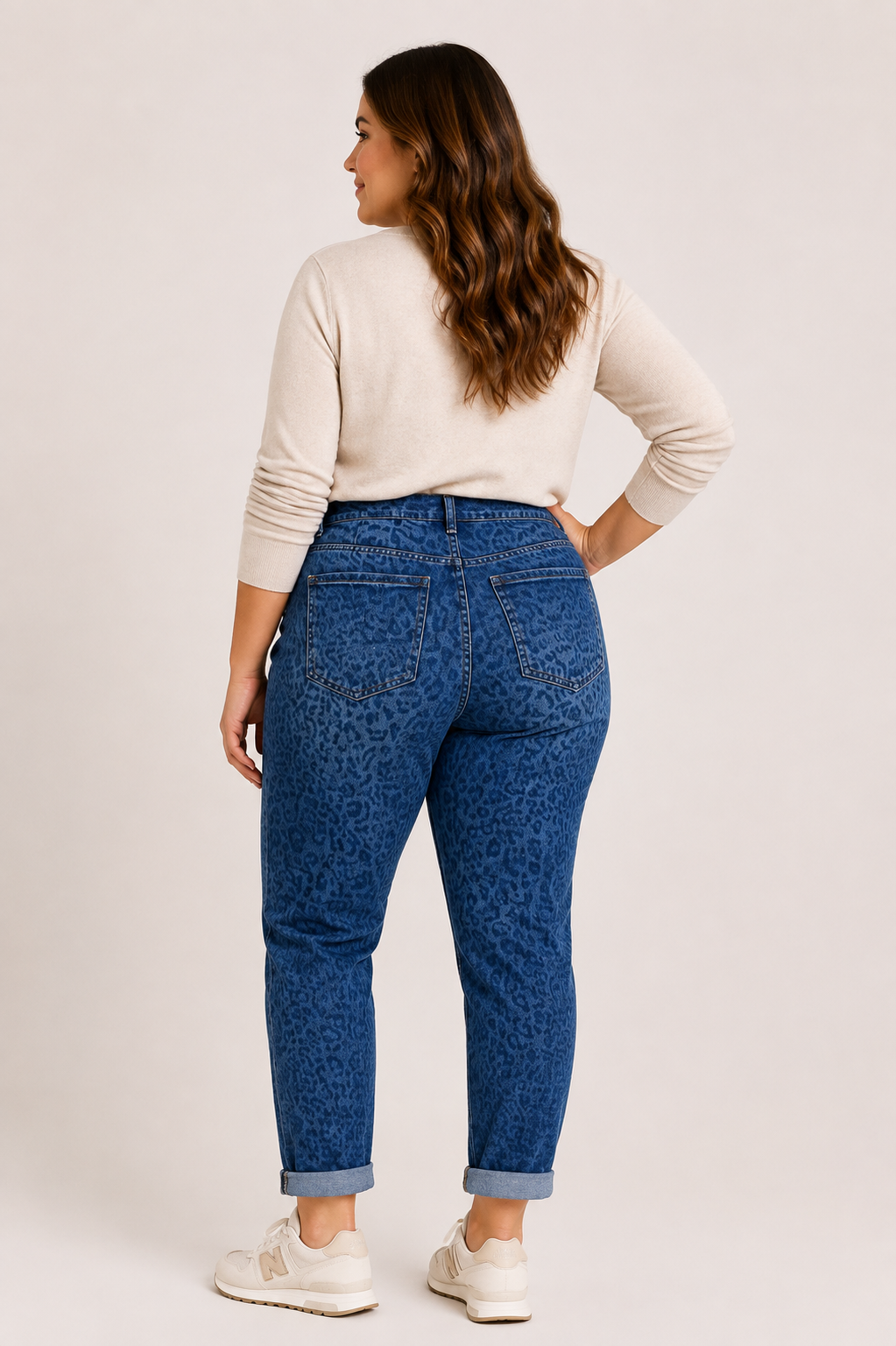 Calça Mom Fit Animal Print