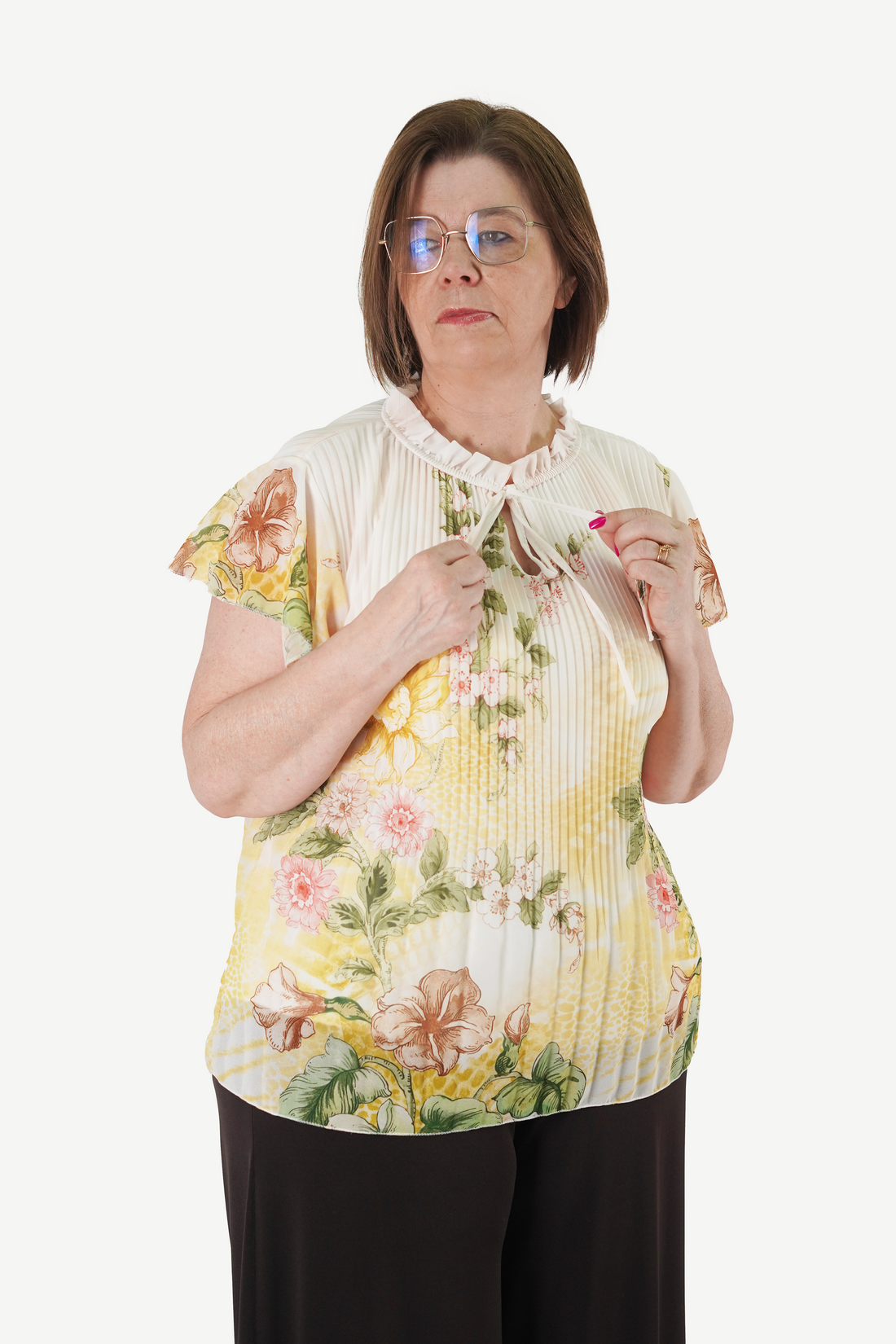 Blusa Plissada