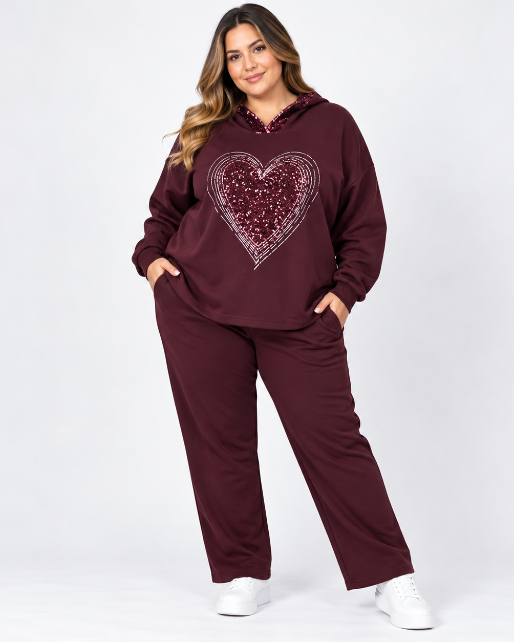 Conjunto Corazón Brillante