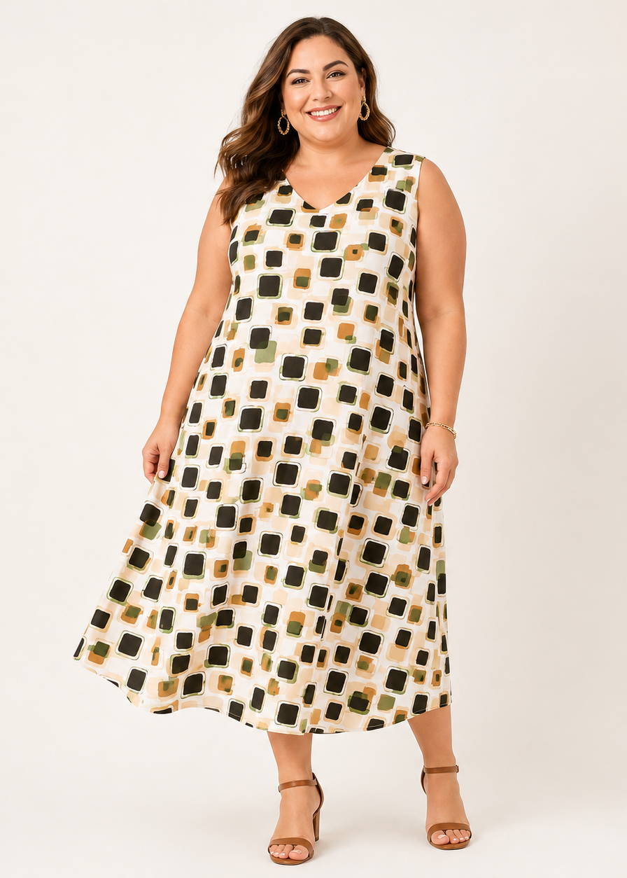 Vestido Quadros