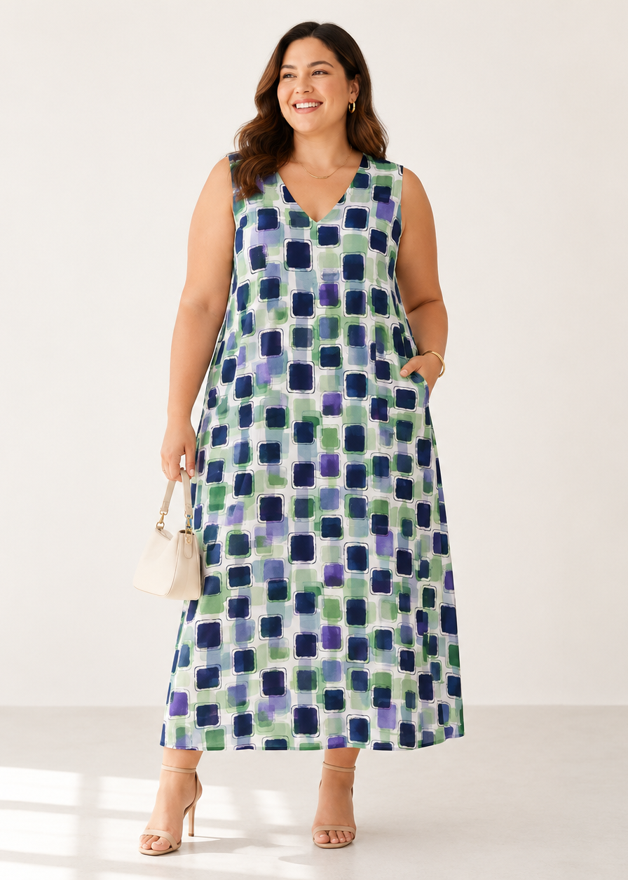 Vestido Quadros