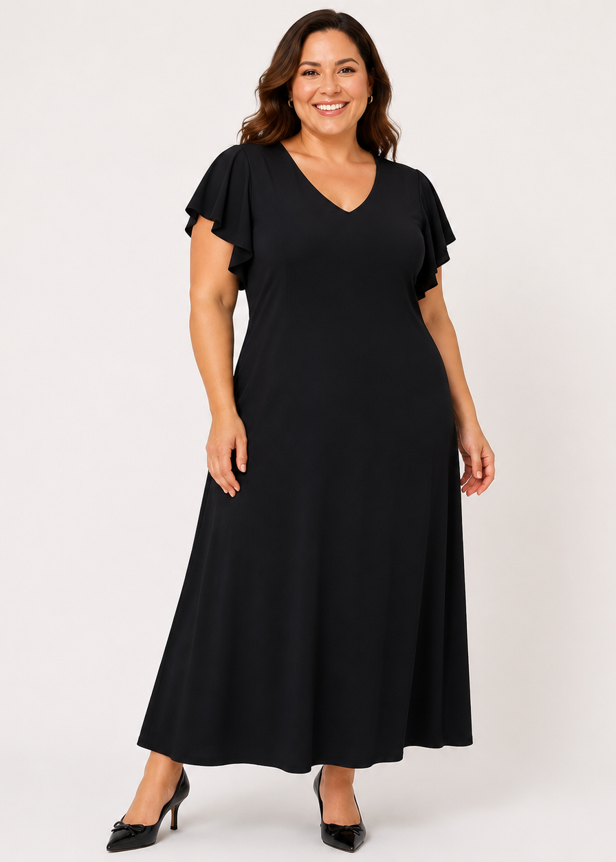 Vestido Coqui Liso Longo