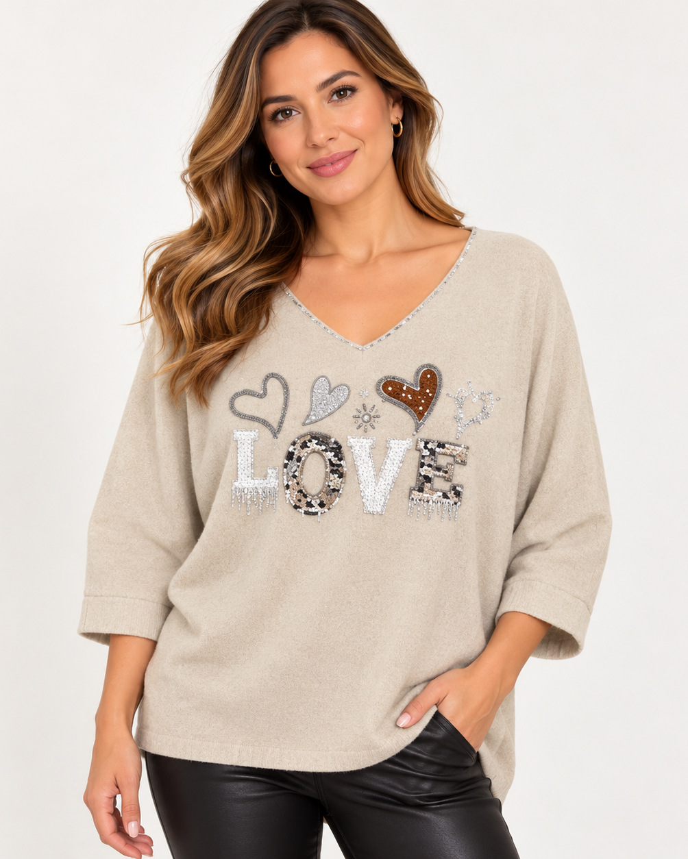 Camisola Love C/Brilhos