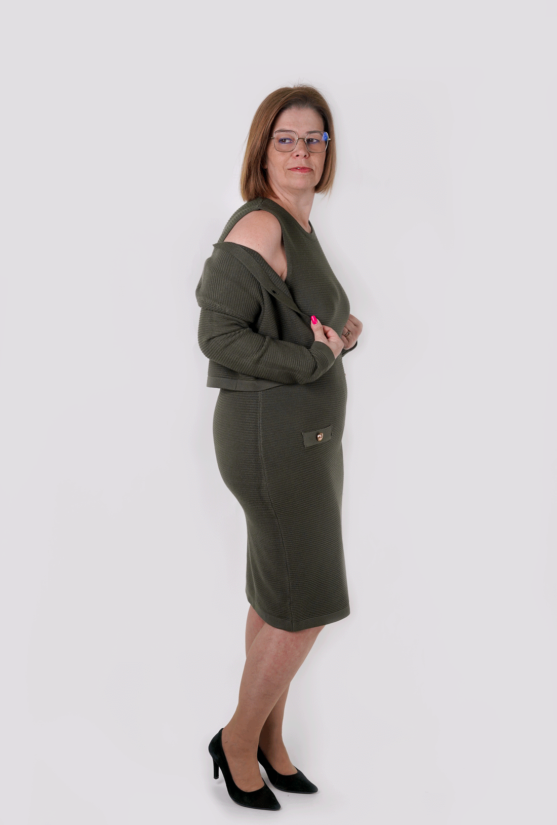 Vestido c/Casaco Bibi