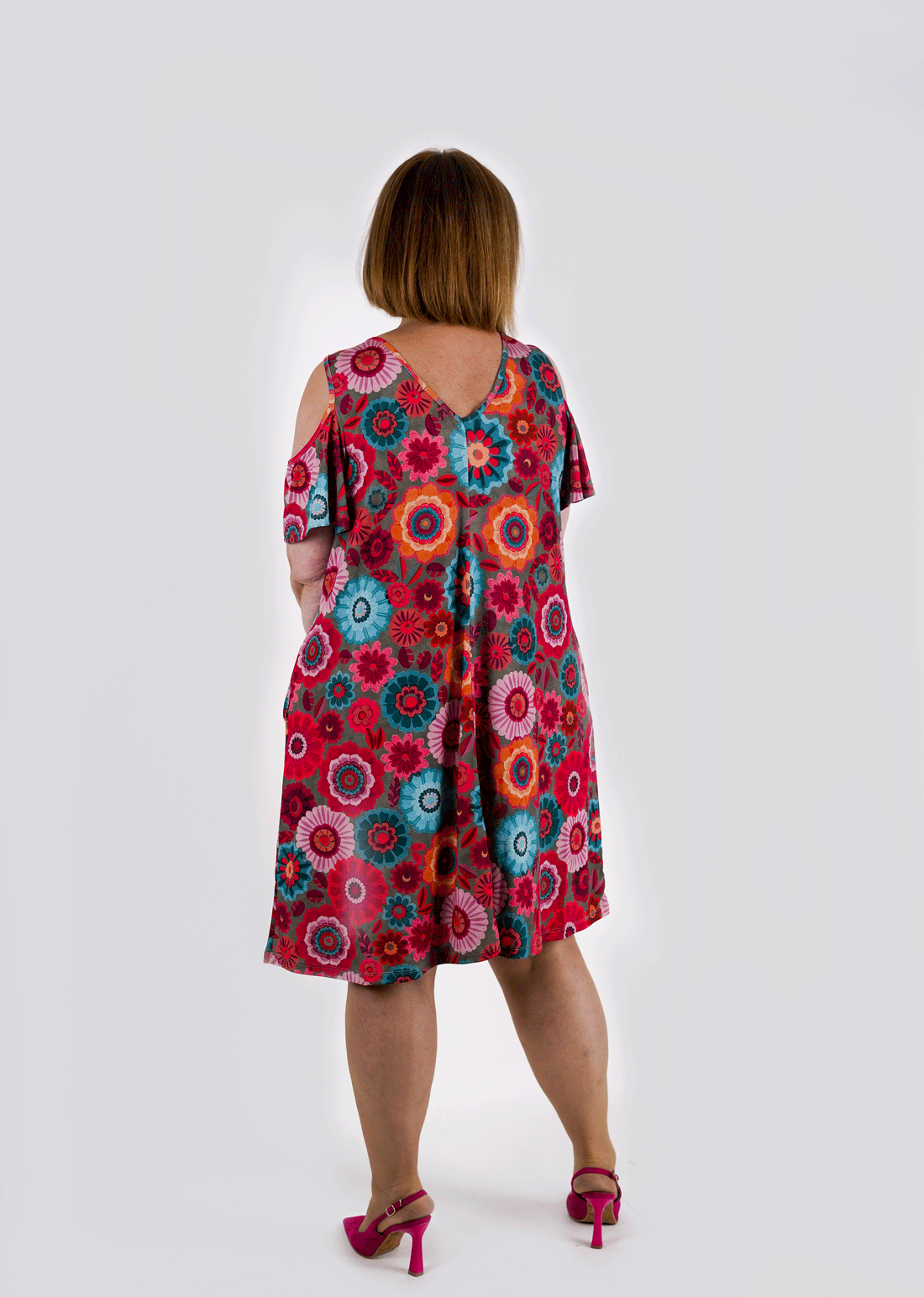 Vestido Flora Fame C/Abertura Ombro