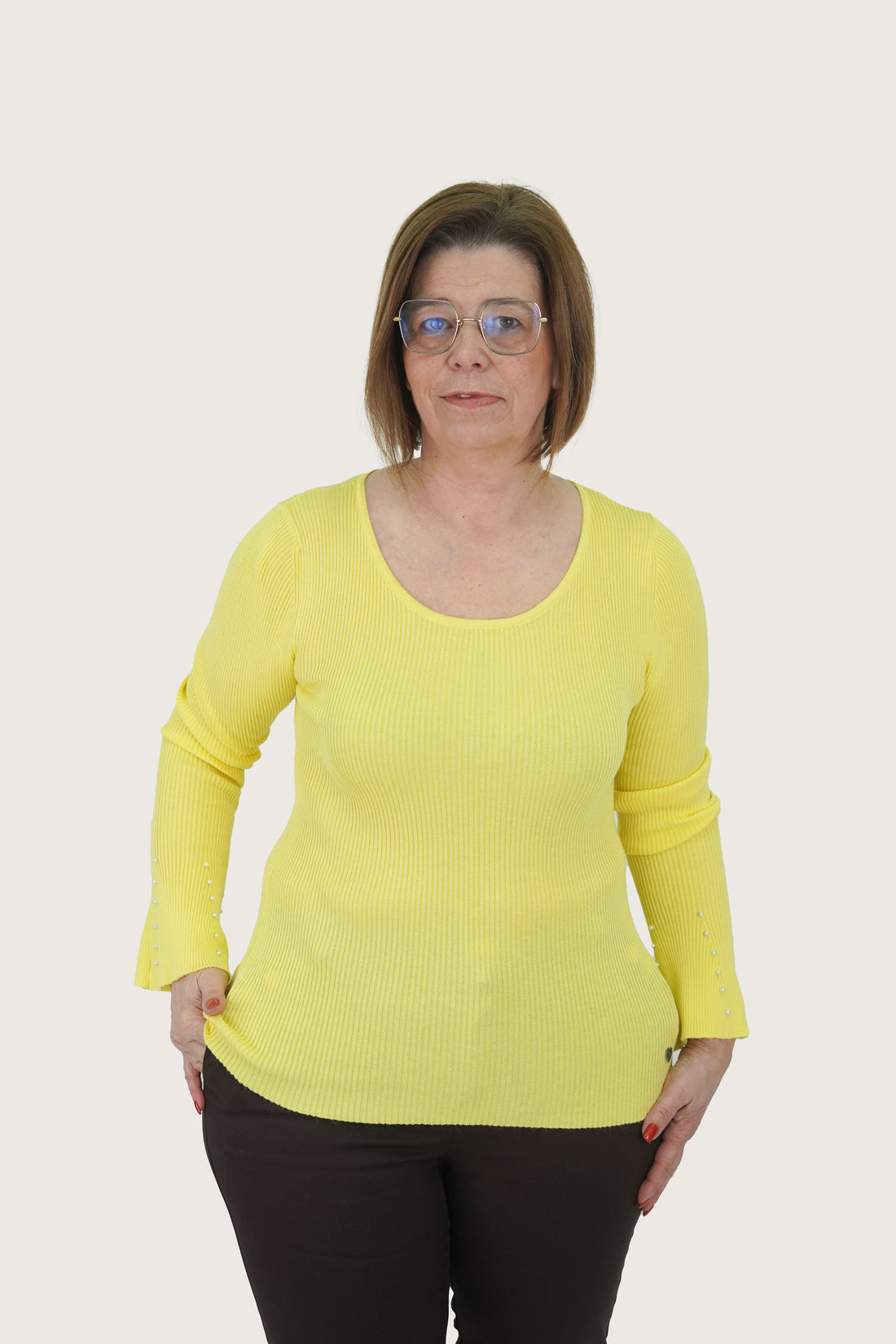 Camisola Pérolas na Manga