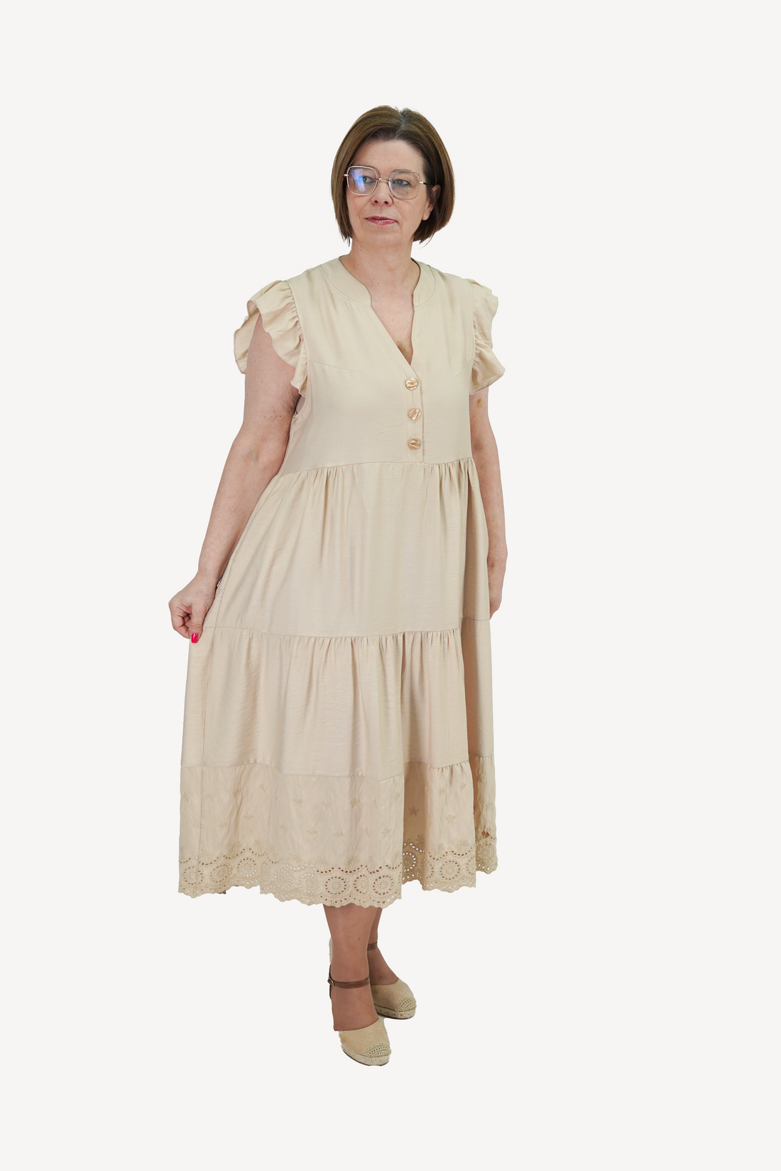 Vestido Bordado Ingles