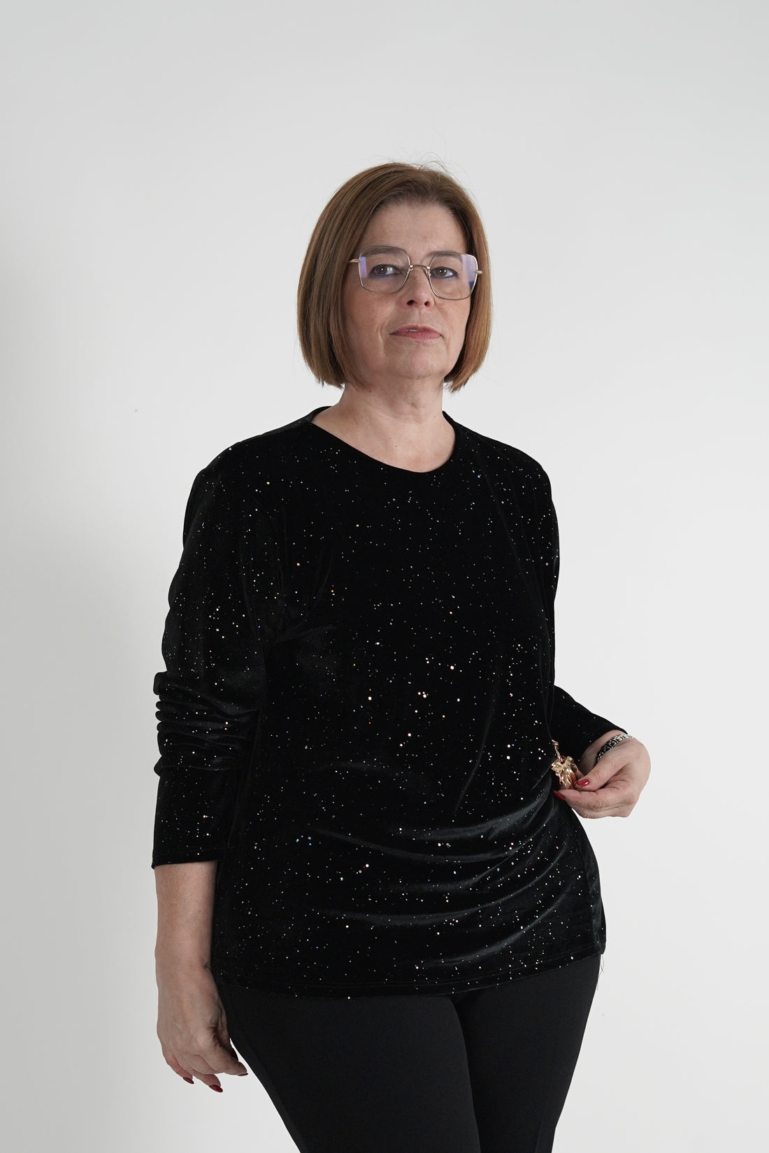 Túnica Cintilante Flor