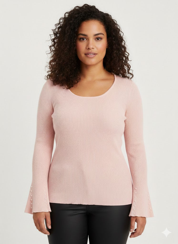 Camisola Pérolas na Manga