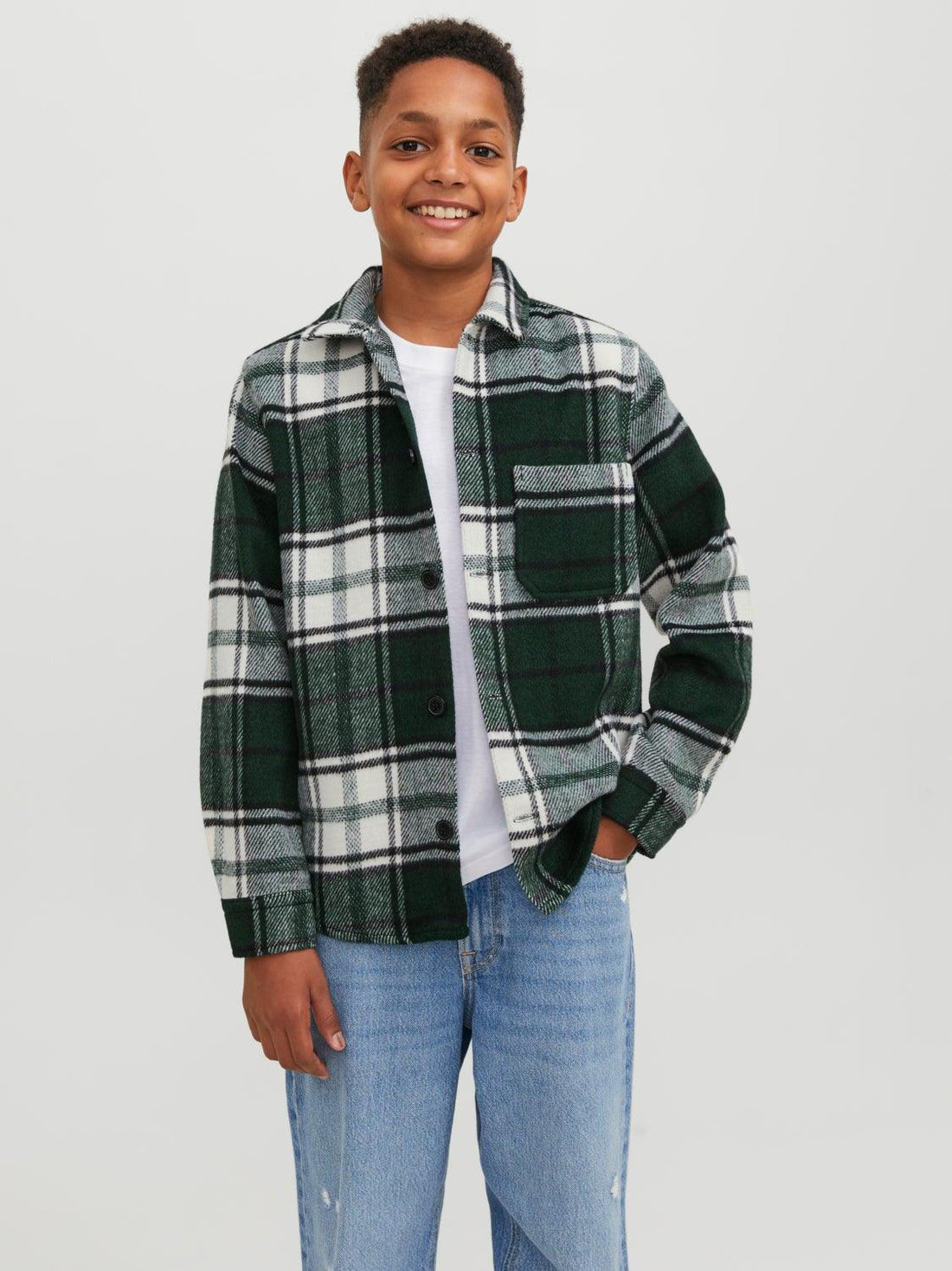 Camisa Jorzac Check Overshirt Jack & Jones Junior | JULIE